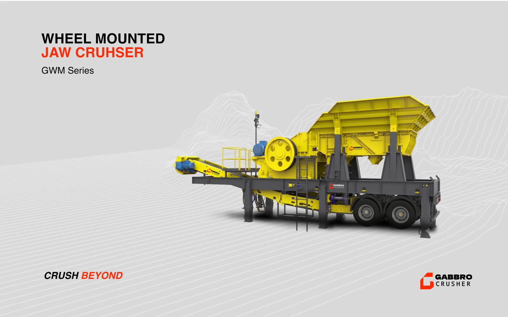 Wheel Mounted Jaw crusher - gabbro crusher - jaw crusher wheel mounted