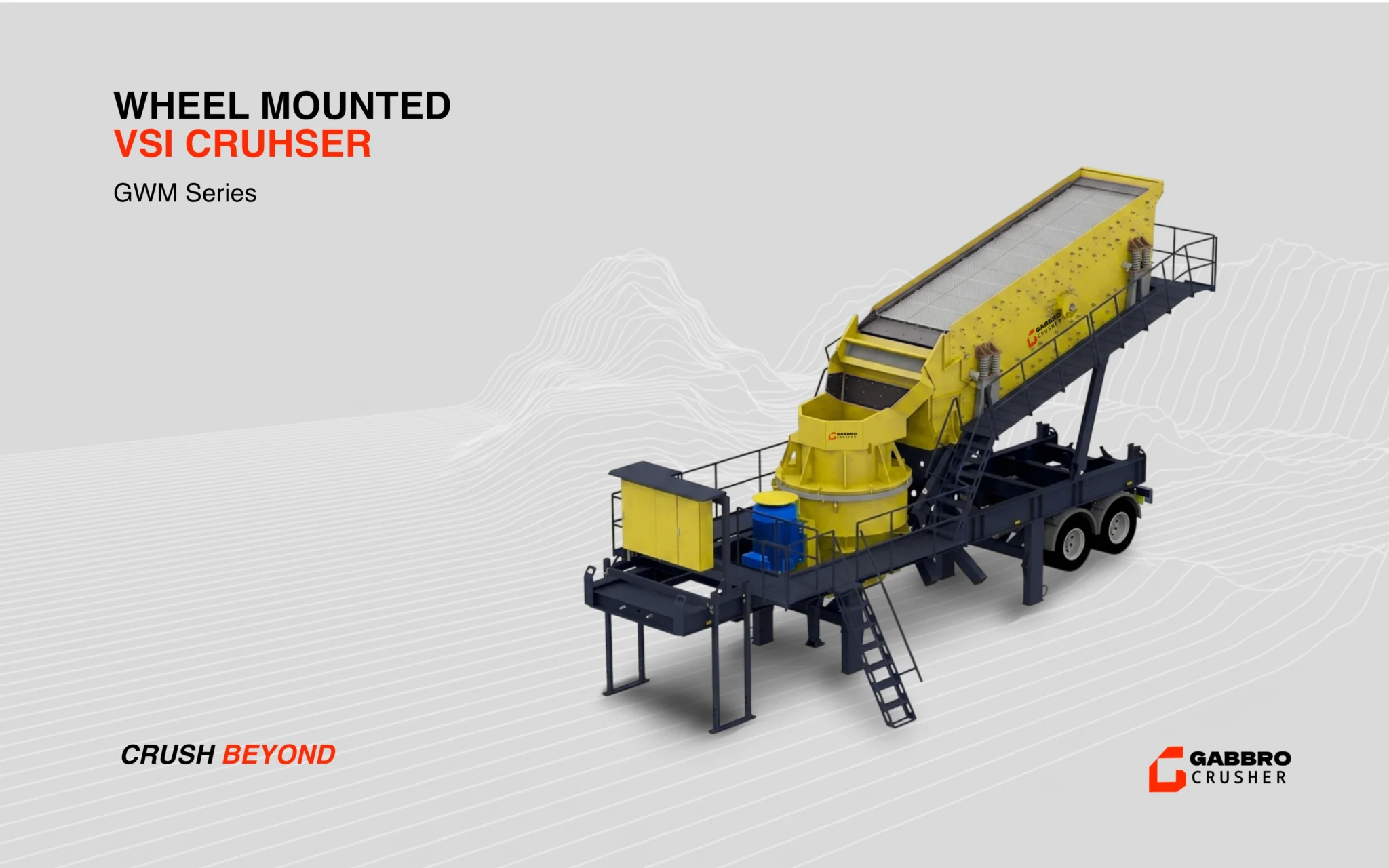 GABBRO VSI CRUHSER - gabbro vsi crusher wheel mounted for sand making