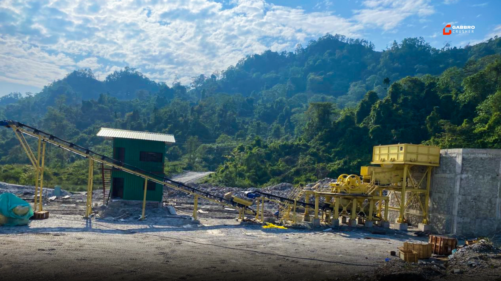 Gabbro Crusher manufacturing facility West Bengal India
